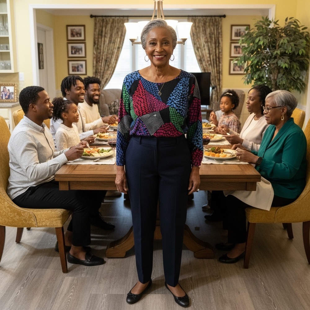 Ruby Rd. Multicolor Geometric Blouse - Picture 2 of 8